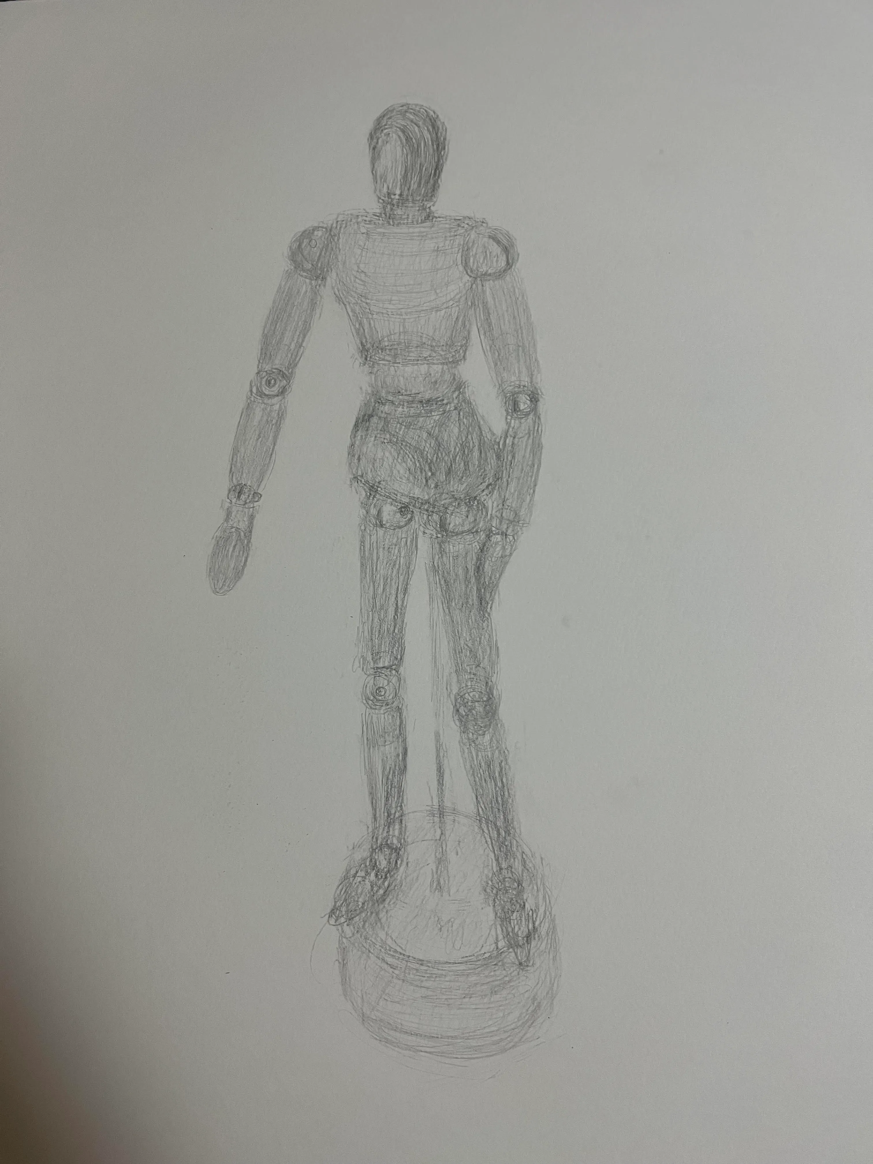 デッサン人形の絵